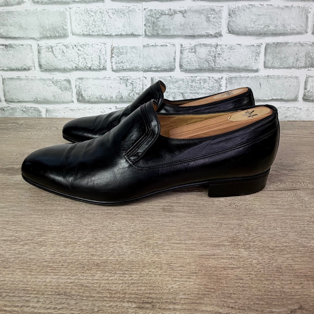 Shemar for Kurt Geiger Loafers Leather Slip‎ On Black Mens Size 8.5